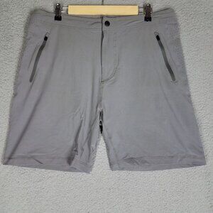 Mack Weldon Shorts Adult XL Gray Chino Performance Active Vented Outdoors Men's
